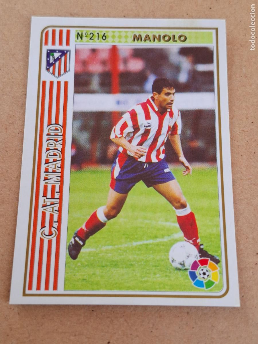 Cromos de f&uacute;tbol: MUNDICROMO 94 95 1994 1995 - 216 MANOLO - AT. MADRID