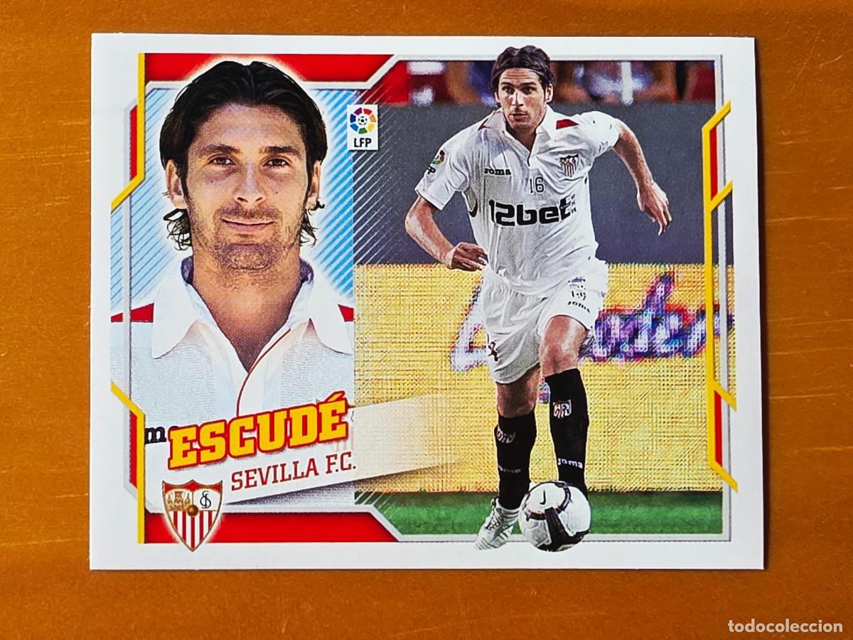 Cromos de f&uacute;tbol: 4 Julien Escud&eacute;, Sevilla FC, Panini Ediciones Liga Este 2010 2011 10 11 sin pegar