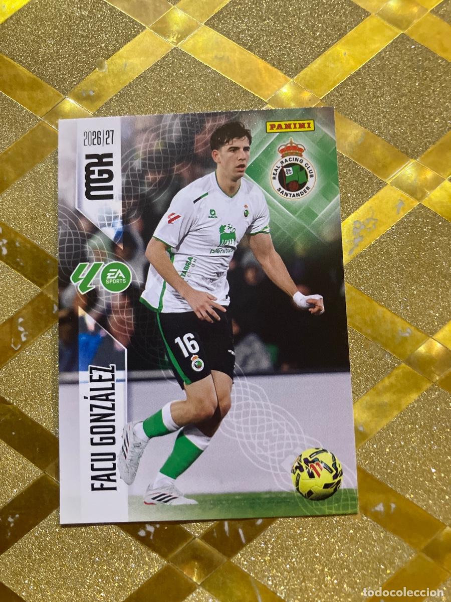 Cartes &agrave; collectionner de Football: CROMO DE FUTBOL NUMERO 276 FACU GONZALEZ RACING SANTANDER LIGA 2026 2027 MEGACRAKS MGK PANINI !