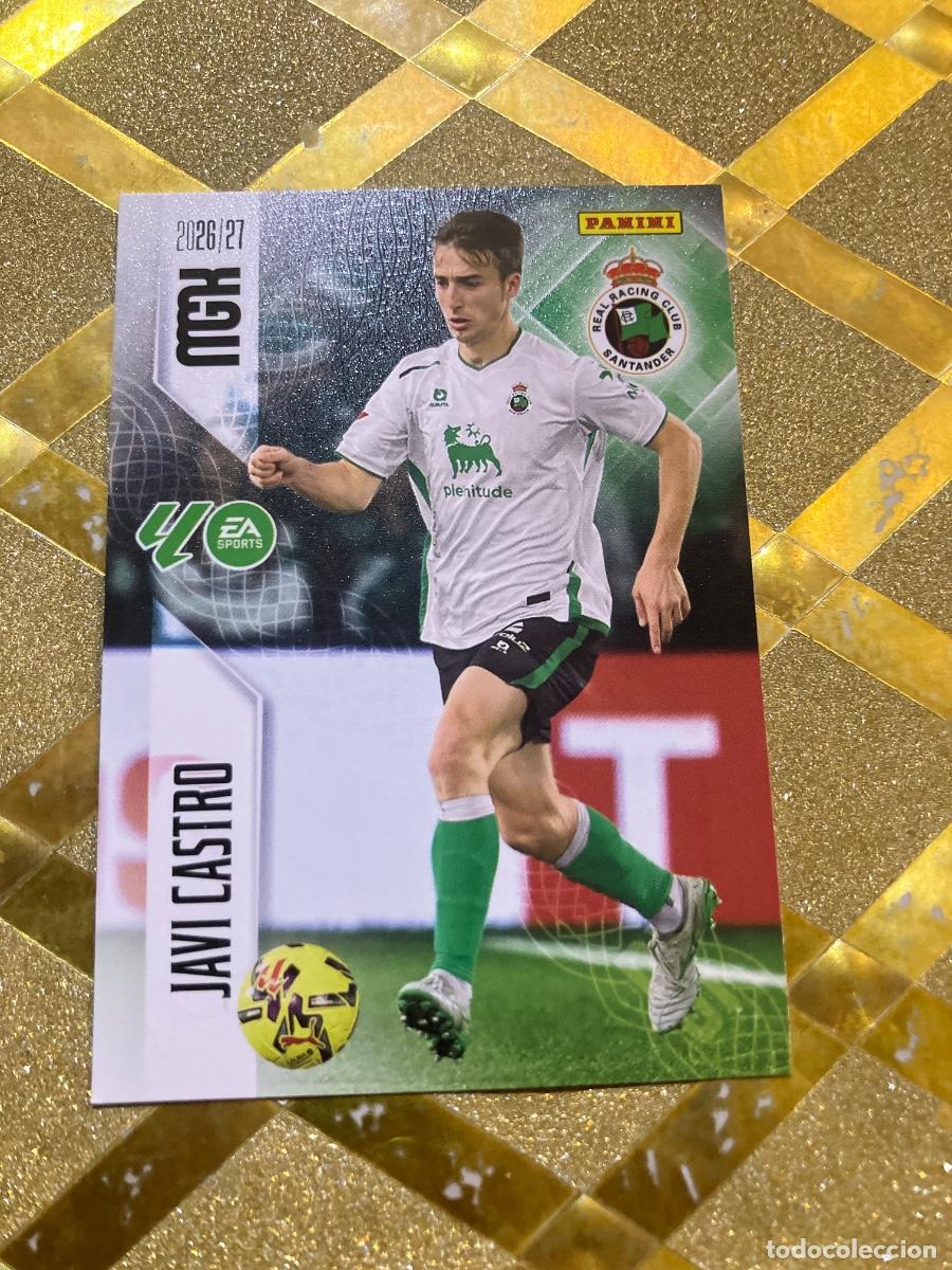Cartes &agrave; collectionner de Football: CROMO DE FUTBOL NUMERO 277 JAVI CASTRO RACING SANTANDER LIGA 2026 2027 MEGACRAKS MGK PANINI !