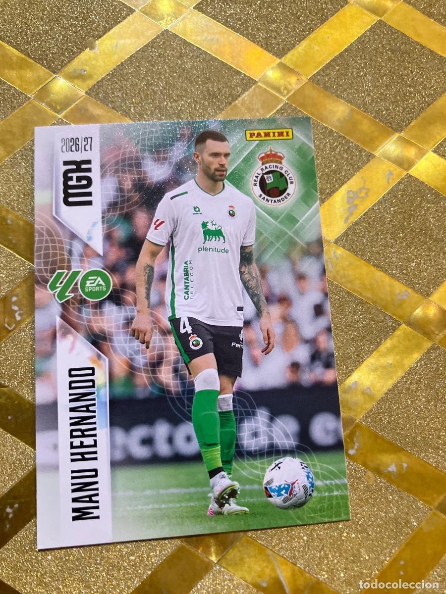 Cartes &agrave; collectionner de Football: CROMO DE FUTBOL NUMERO 278 MANU HERRANDO RACING SANTANDER LIGA 2026 2027 MEGACRAKS MGK PANINI !