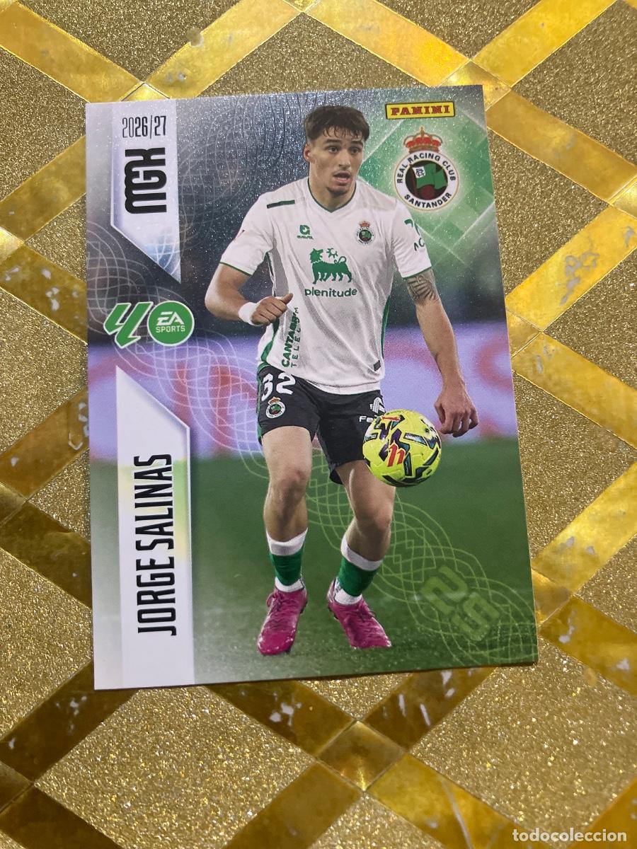 Cartes &agrave; collectionner de Football: CROMO DE FUTBOL NUMERO 279 JORGE SALINAS RACING SANTANDER LIGA 2026 2027 MEGACRAKS MGK PANINI !