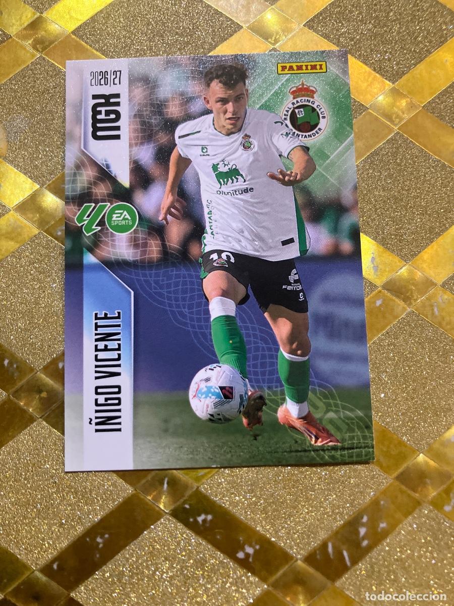 Cartes &agrave; collectionner de Football: CROMO DE FUTBOL NUMERO 288 I&Ntilde;IGO VICENTE RACING SANTANDER LIGA 2026 2027 MEGACRAKS MGK PANINI !