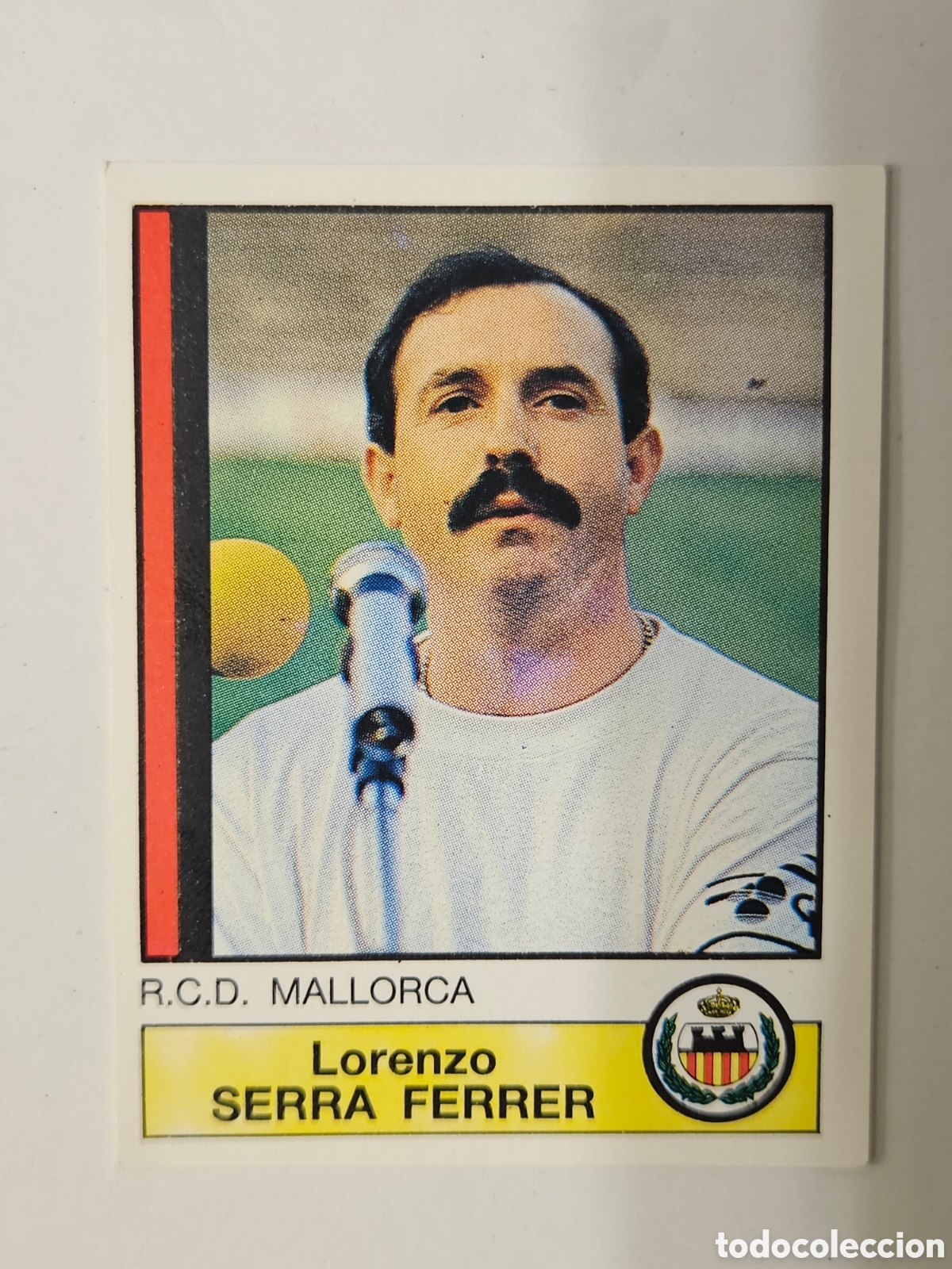Football Stickers: CROMO DE FUTBOL SERRA FERRER DEL R.C.D. MALLORCA SIN PEGAR N&ordm; 135 LIGA FUTBOL 87 DE PANINI