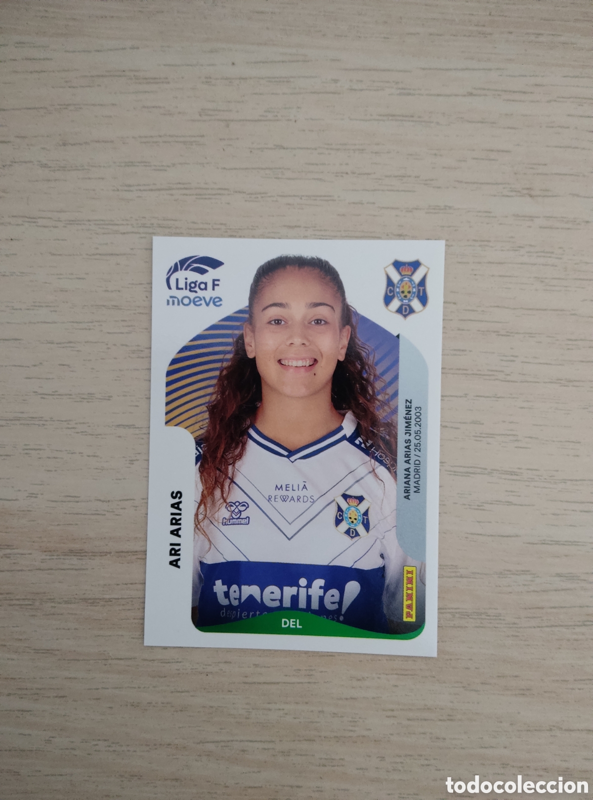 Cromos de f&uacute;tbol: 120 ARI ARIAS COSTA ADEJE TENERIFE LIGA F 2025 2026