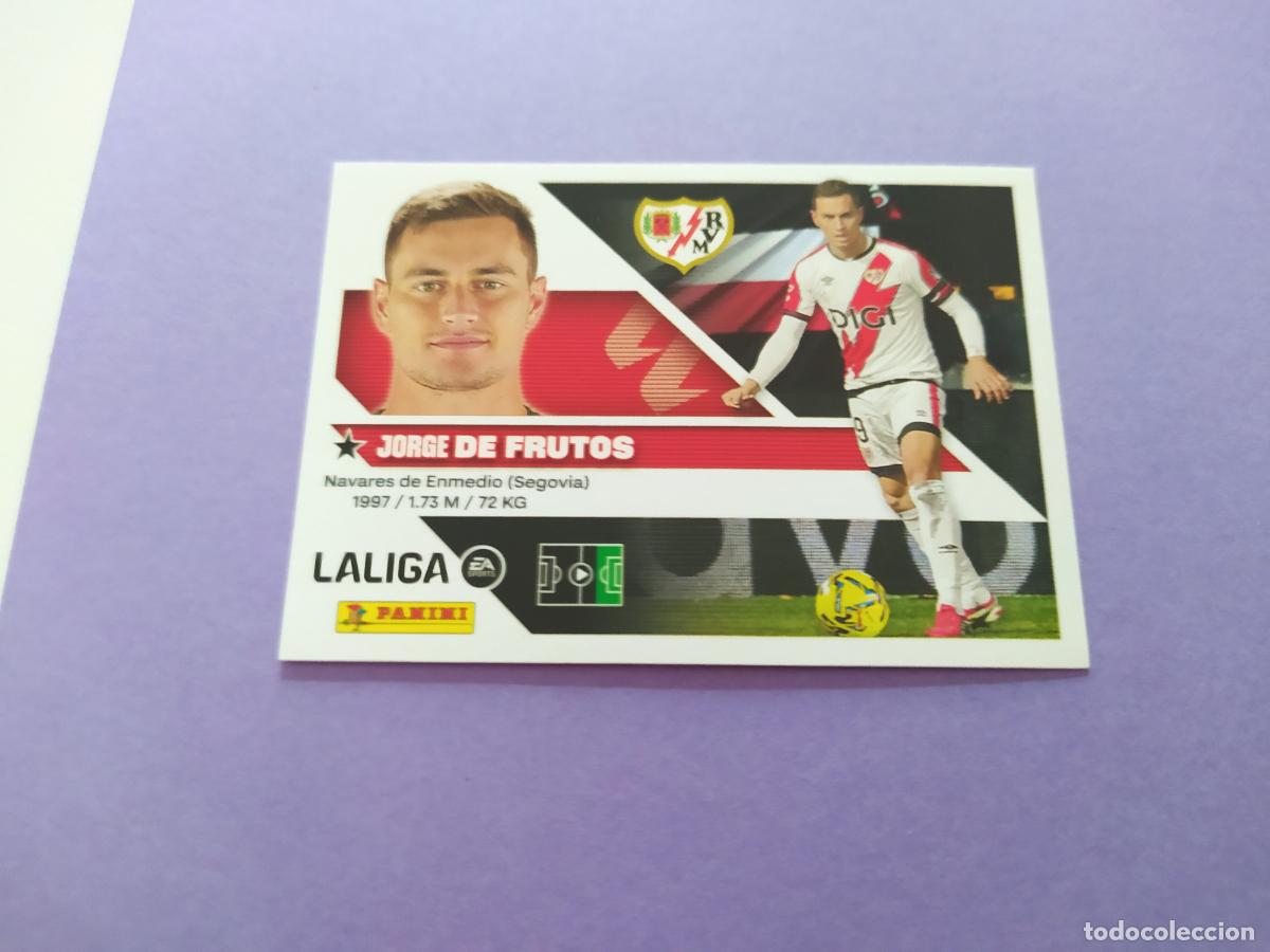 Cromos de f&uacute;tbol: LIGA ESTE 2026 2027 26 27 NUEVO - RAYO VALLECANO N&ordm; 16 JORGE DE FRUTOS