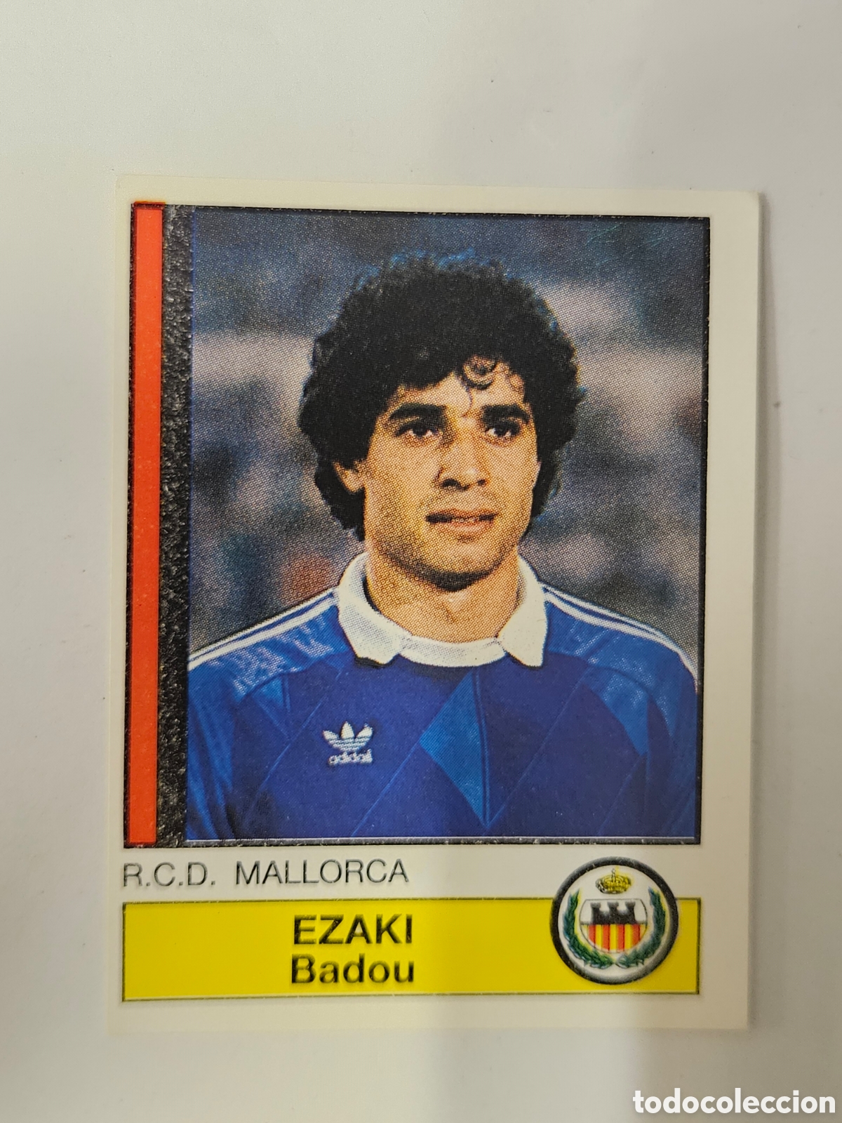 Cromos de f&uacute;tbol: CROMO LIGA FUTBOL 87 PANINI N&ordm; 136 EZAKI BADOU (MALLORCA) - SIN PEGAR - 1987