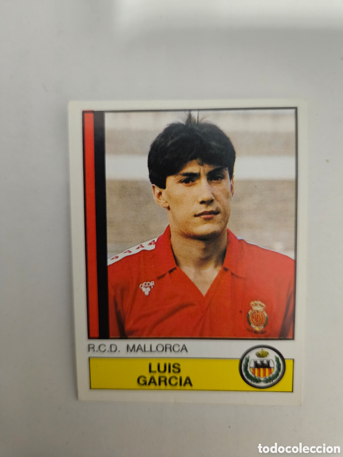Cromos de f&uacute;tbol: CROMO LIGA FUTBOL 87 PANINI N&ordm; 142 LUIS GARCIA (MALLORCA) - SIN PEGAR - 1987