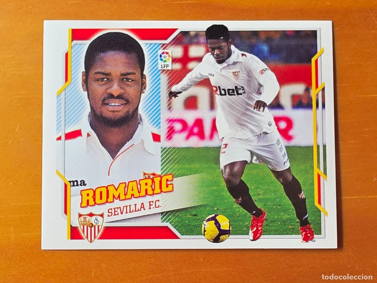 Cromos de f&uacute;tbol: 8 B Romaric, Sevilla FC, Panini Ediciones Liga Este 2010 2011 10 11 sin pegar