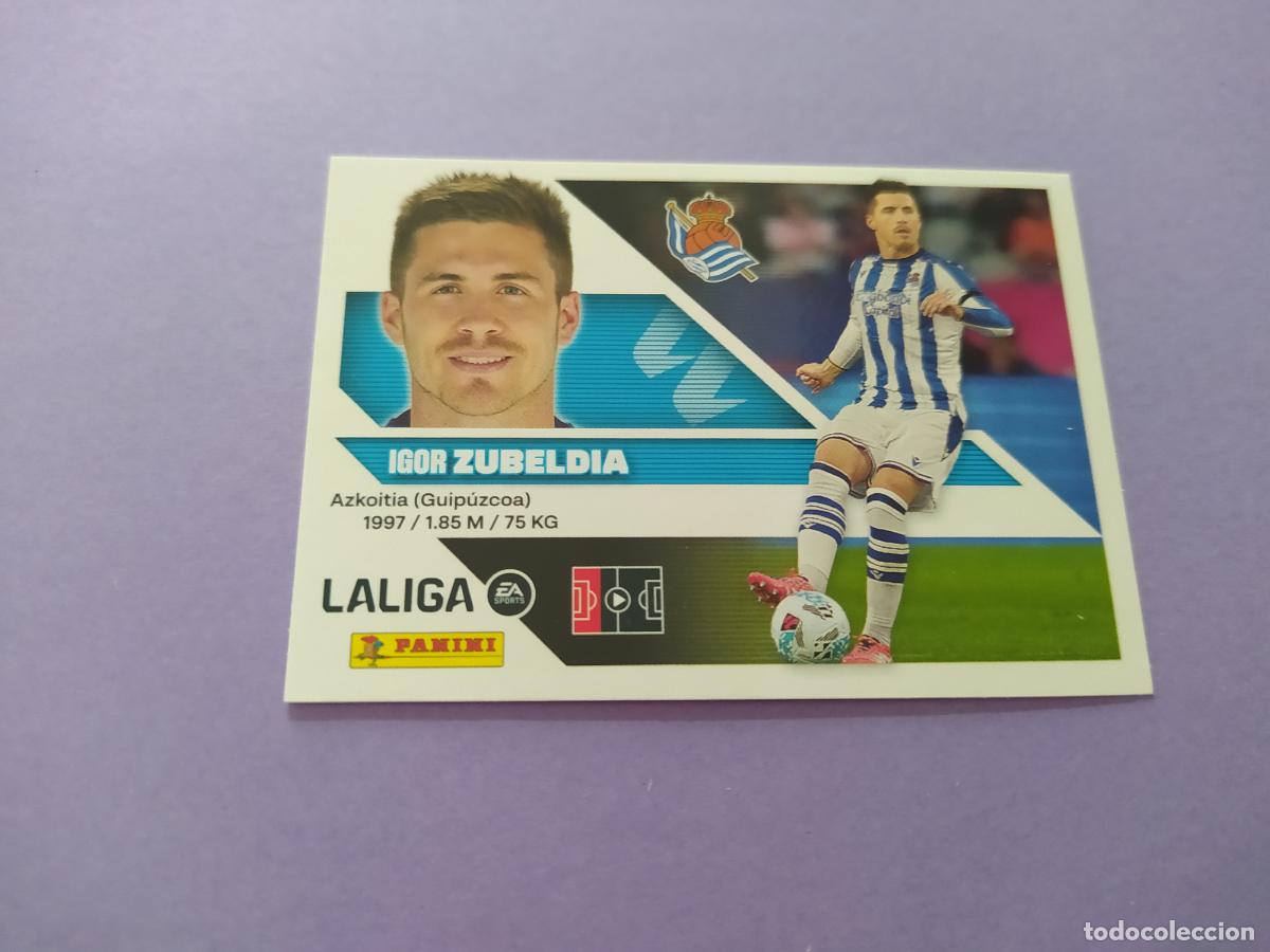 Cromos de f&uacute;tbol: LIGA ESTE 2026 2027 26 27 NUEVO - REAL SOCIEDAD N&ordm; 6 ZUBELDIA