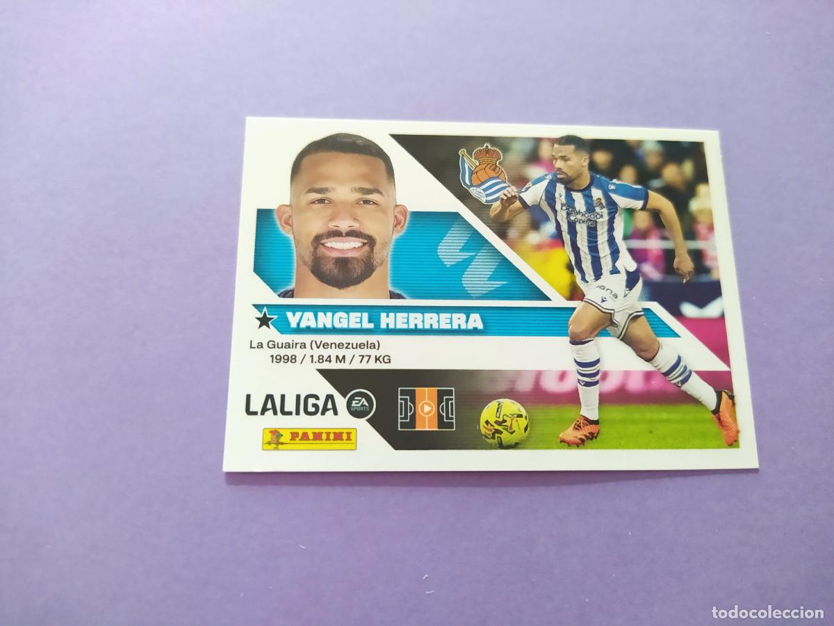 Cromos de f&uacute;tbol: LIGA ESTE 2026 2027 26 27 NUEVO - REAL SOCIEDAD N&ordm; 13A YANGEL HERRERA