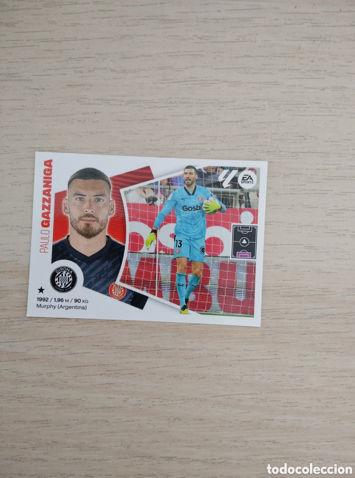 Cromos de f&uacute;tbol: 3 GAZZANIGA GIRONA LIGA ESTE 2024 2025