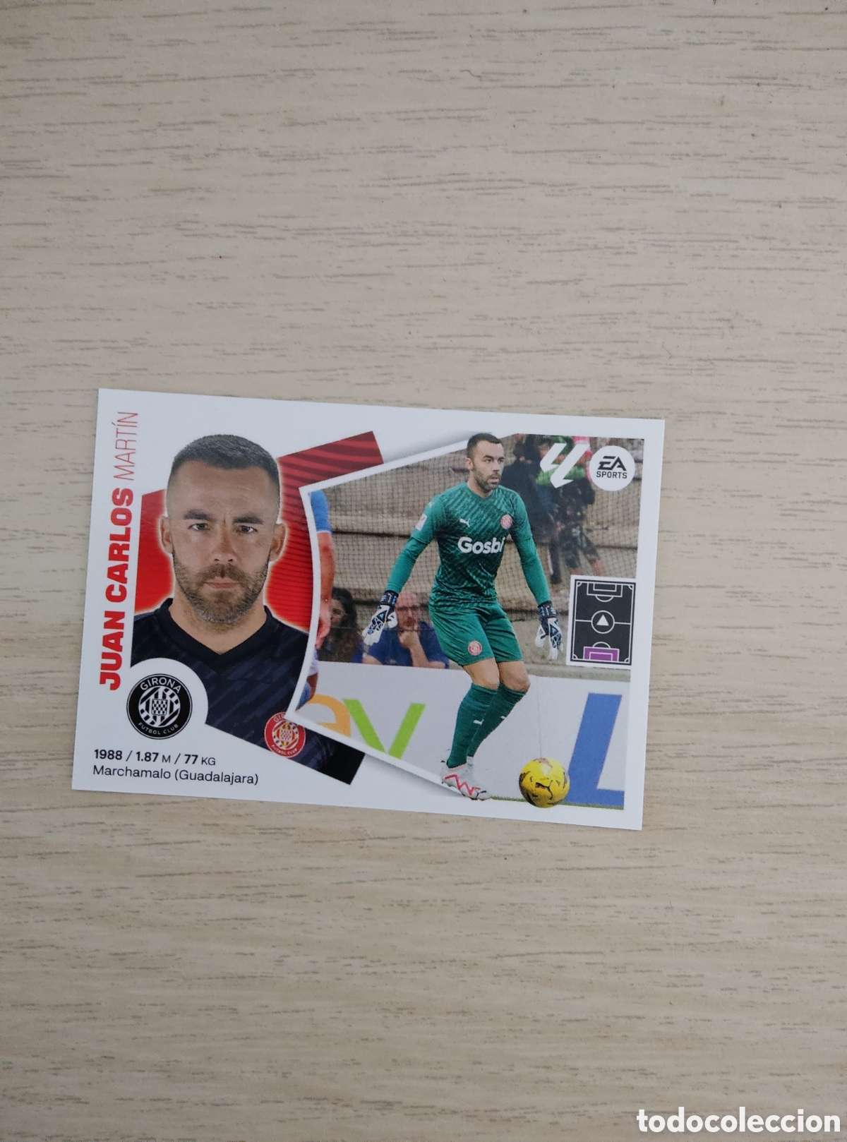Cromos de f&uacute;tbol: 4 JUAN CARLOS GIRONA LIGA ESTE 2024 2025