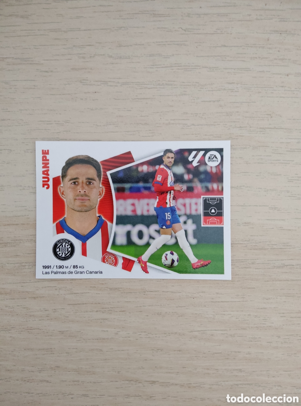 Cromos de f&uacute;tbol: 7 A JUANPE GIRONA LIGA ESTE 2024 2025