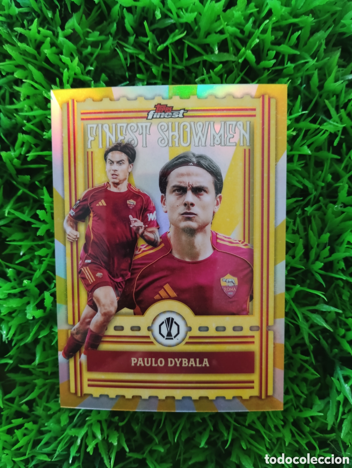 Football Stickers: Dybala Roma FINEST SHOWMEN Topps Finest # FS -20