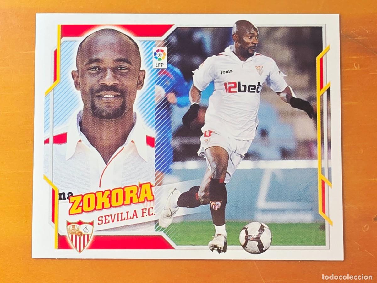Fu&szlig;ball-Sticker: 11 Didier Zokora, Sevilla FC, Panini Ediciones Liga Este 2010 2011 10 11 sin pegar
