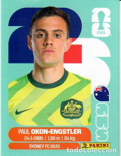 Fu&szlig;ball-Sticker: CROMO PANINI MUNDIAL WORLD CUP 2026 - UPDATE SET ACTUALIZACI&Oacute;N - OKON-ENGSTLER - AUSTRALIA