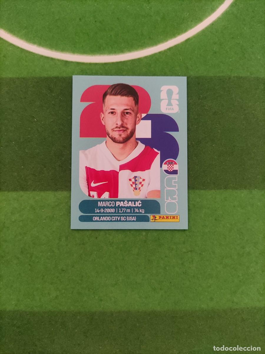 Football Stickers: Pasalic Croacia CRO 17 Sticker Mundial 2026 FIFA World Cup / Sin pegar