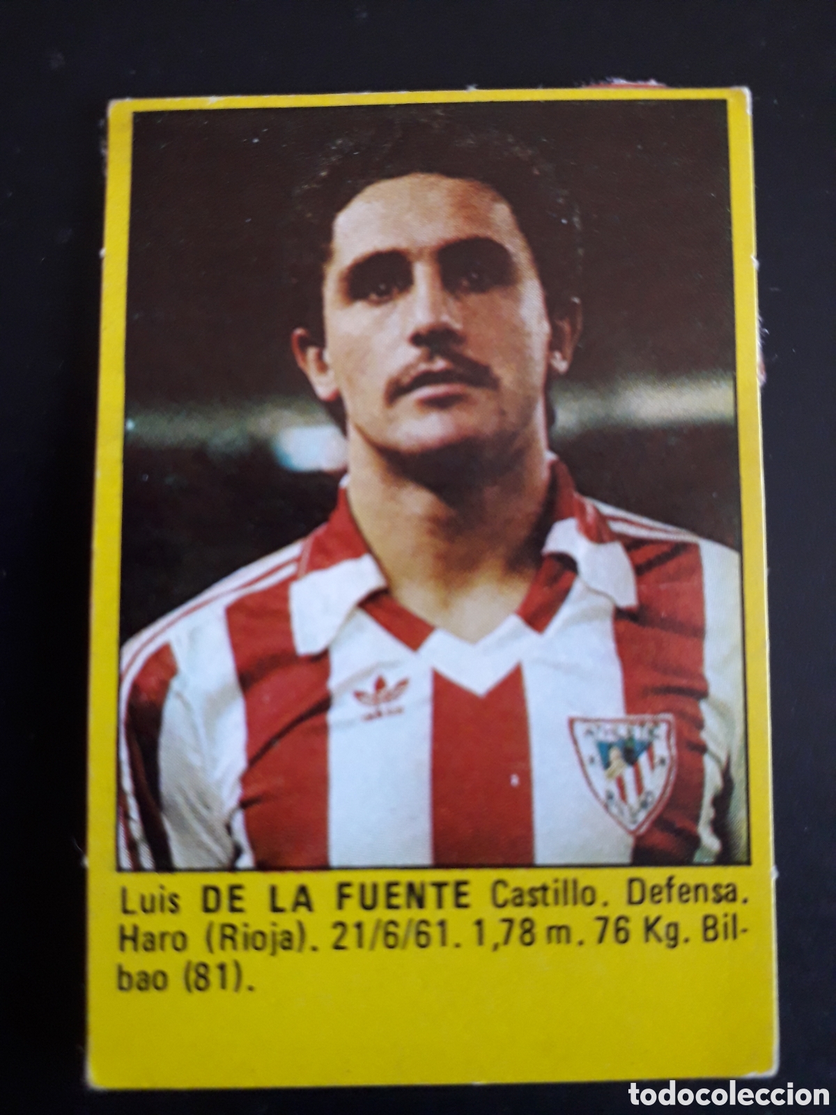 Football Stickers: DE LA FUENTE, ATHLETIC DE BILBAO SUPER F&Uacute;TBOL 84 83-84 1983-1984 ROLL&Aacute;N DESPEGADO PEDIDO M&Iacute;NIMO 3&euro;