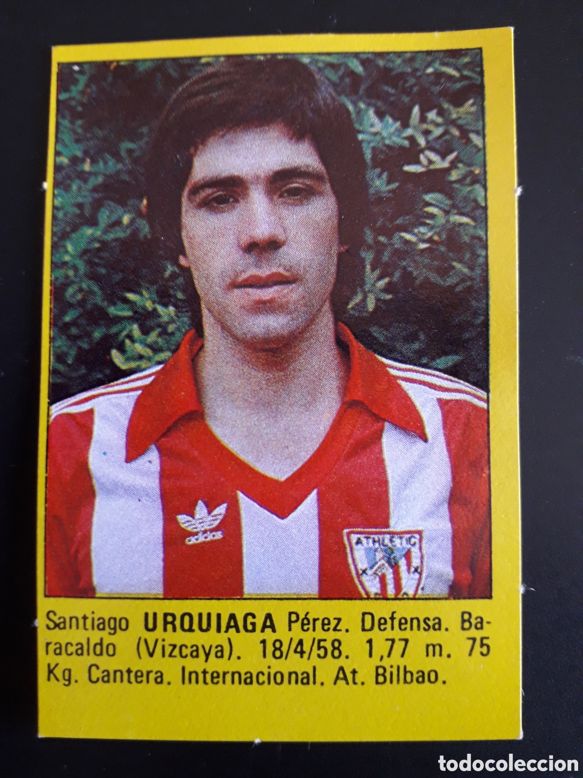 Figurine di Calcio: URQUIAGA, ATHLETIC DE BILBAO SUPER F&Uacute;TBOL 84 83-84 1983-1984 ROLL&Aacute;N DESPEGADO PEDIDO M&Iacute;NIMO 3&euro;