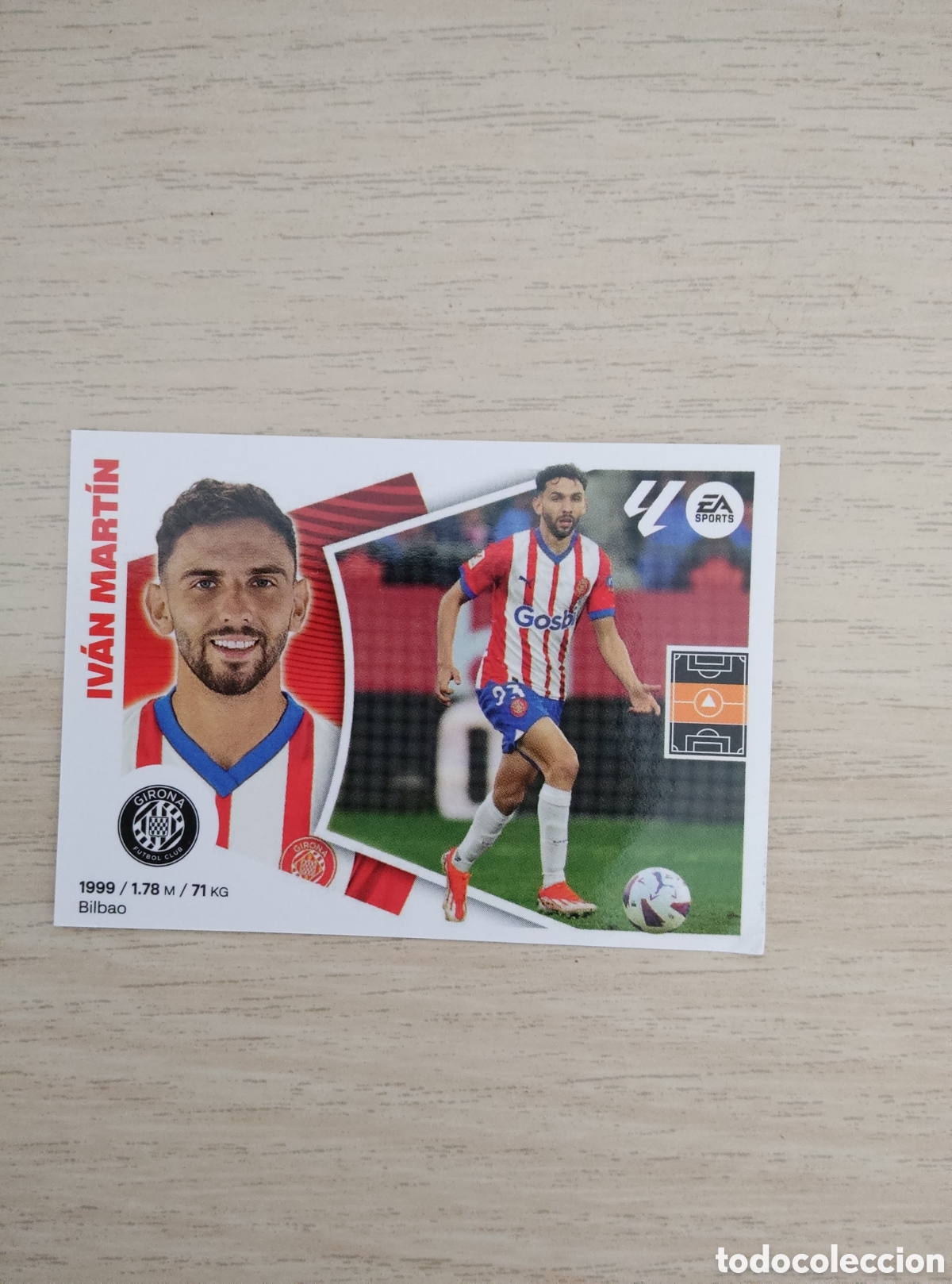 Figurine di Calcio: 14 IVAN MARTIN GIRONA LIGA ESTE 2024 2025