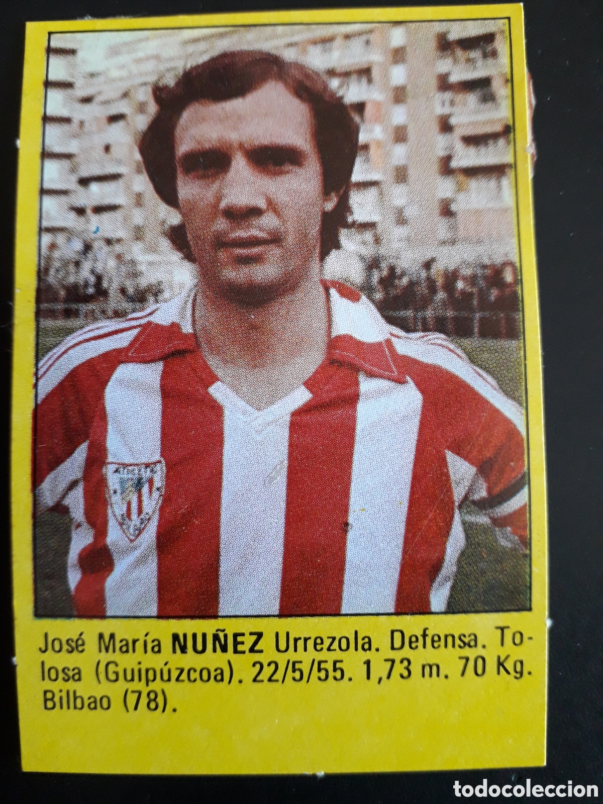 Figurine di Calcio: N&Uacute;&Ntilde;EZ, ATHLETIC DE BILBAO SUPER F&Uacute;TBOL 84 83-84 1983-1984 ROLL&Aacute;N DESPEGADO PEDIDO M&Iacute;NIMO 3&euro;