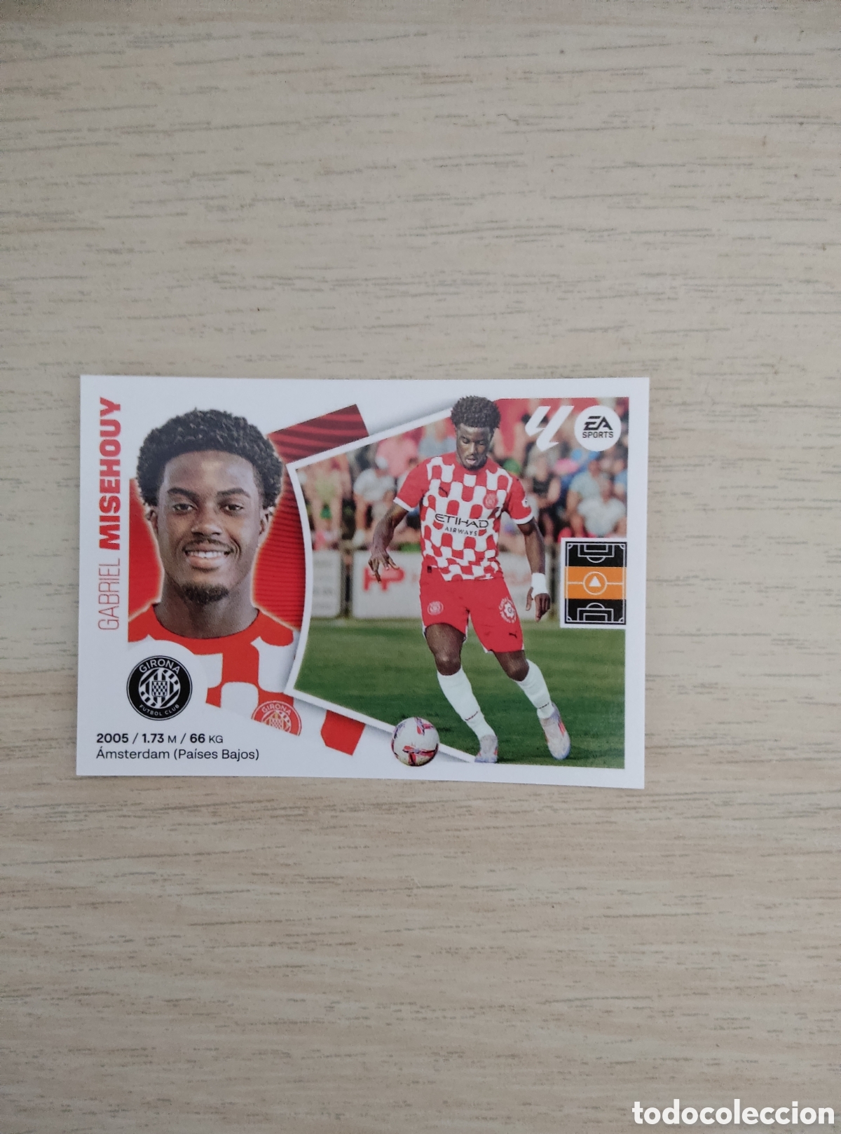 Cromos de f&uacute;tbol: 15 MISEHOUY GIRONA LIGA ESTE 2024 2025