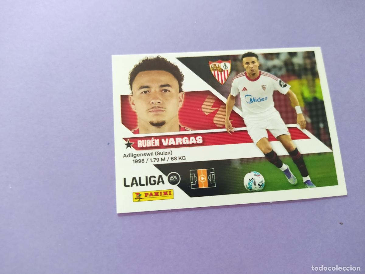 Cromos de f&uacute;tbol: LIGA ESTE 2026 2027 26 27 NUEVO - SEVILLA FC N&ordm; 15 RUBEN VARGAS