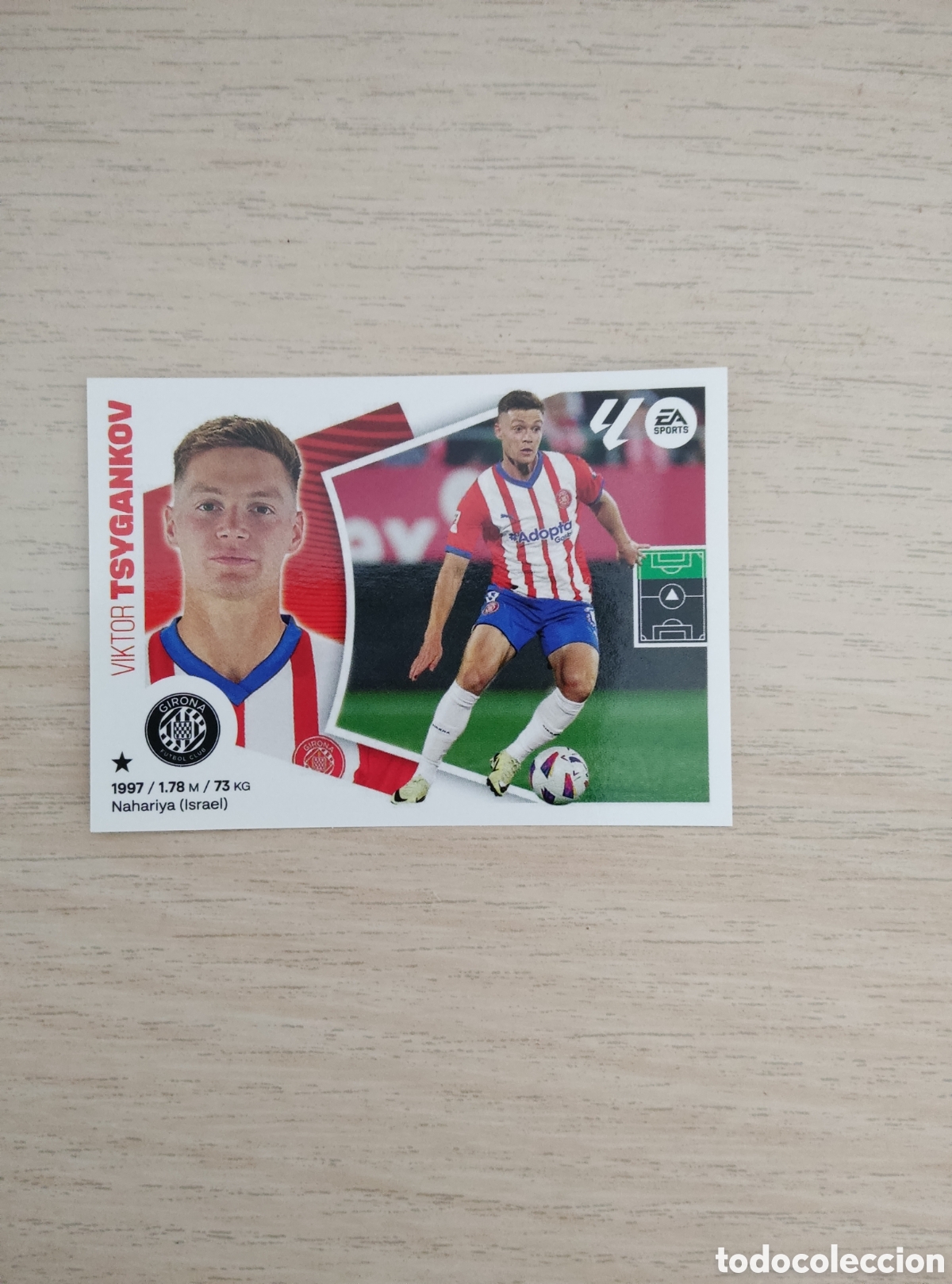 Cromos de f&uacute;tbol: 16 TSYGANKOV GIRONA LIGA ESTE 2024 2025