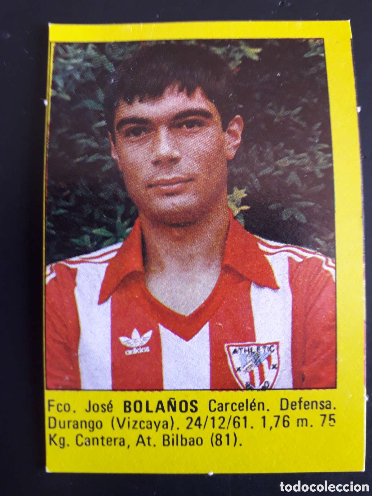Cromos de f&uacute;tbol: BOLA&Ntilde;OS, ATHLETIC DE BILBAO SUPER F&Uacute;TBOL 84 83-84 1983-1984 ROLL&Aacute;N DESPEGADO PEDIDO M&Iacute;NIMO 3&euro;