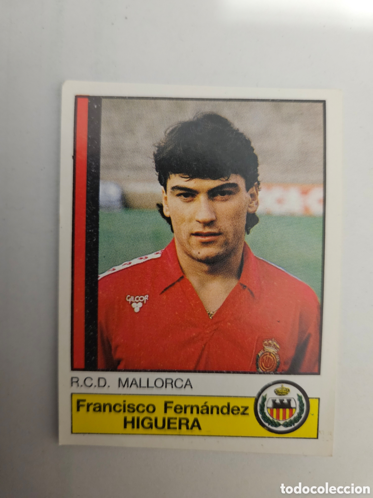 Cromos de f&uacute;tbol: CROMO DE FUTBOL HIGUERA DEL R.C.D. MALLORCA SIN PEGAR N&ordm; 148 LIGA FUTBOL 87 DE PANINI