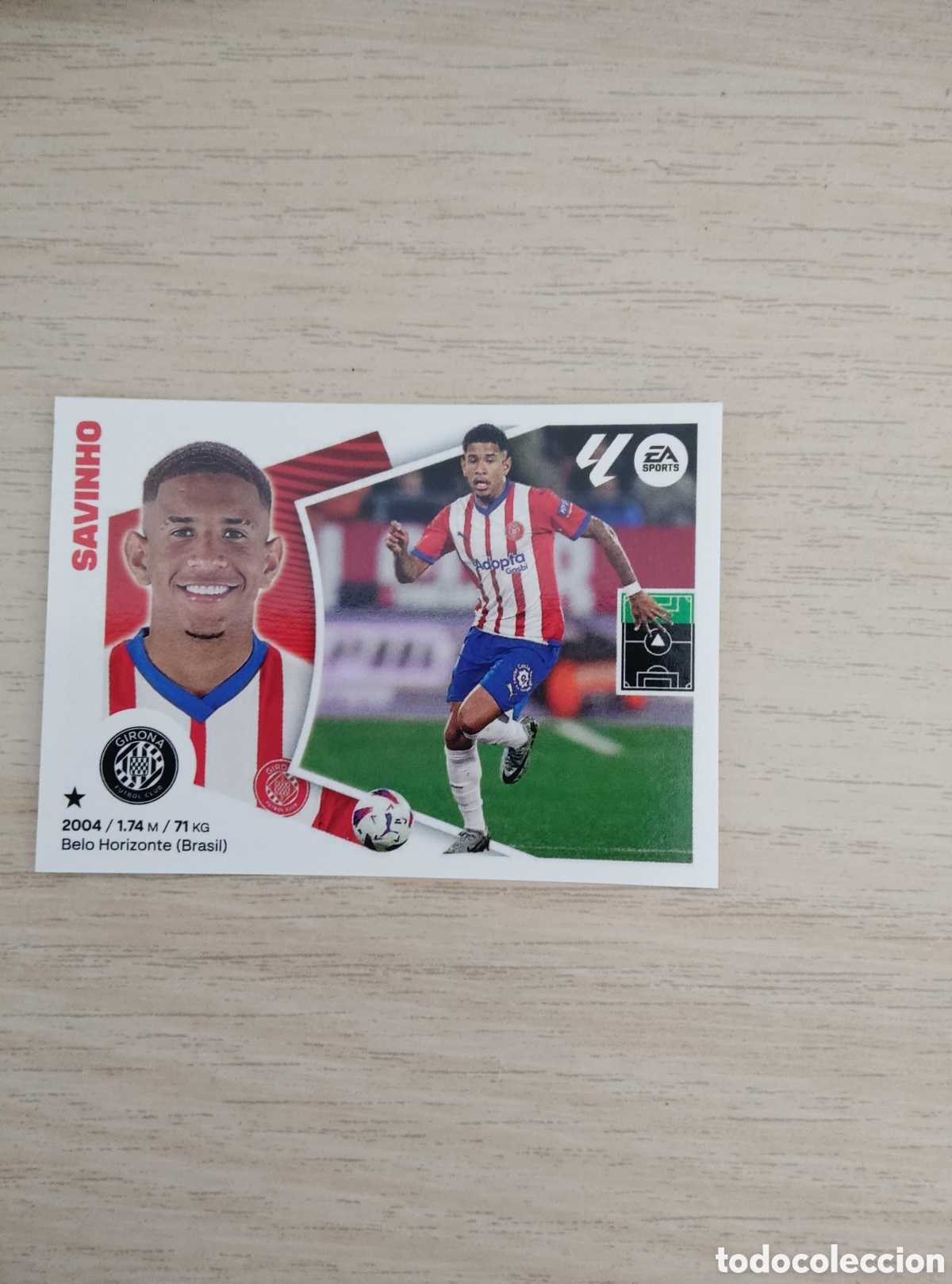 Cromos de f&uacute;tbol: 18 SAVINHO GIRONA LIGA ESTE 2024 2025
