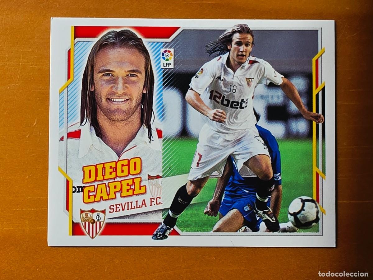 Cromos de f&uacute;tbol: 13 Diego Capel, Sevilla FC, Panini Ediciones Liga Este 2010 2011 10 11 sin pegar