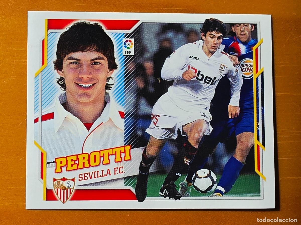 Fu&szlig;ball-Sticker: 14 A Diego Perotti, Sevilla FC, Panini Ediciones Liga Este 2010 2011 10 11 sin pegar