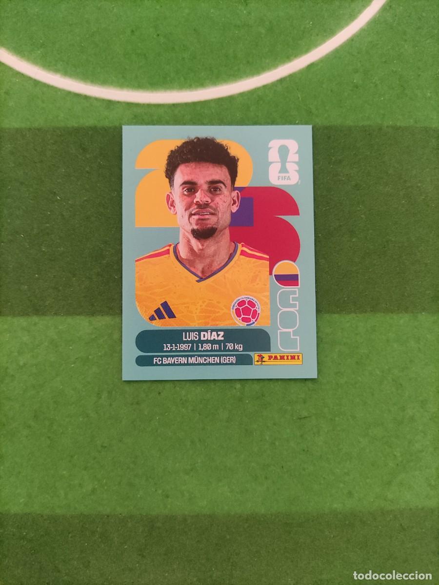 Figurine di Calcio: Luis D&iacute;az Colombia COL 20 Sticker Mundial 2026 FIFA World Cup / Sin pegar