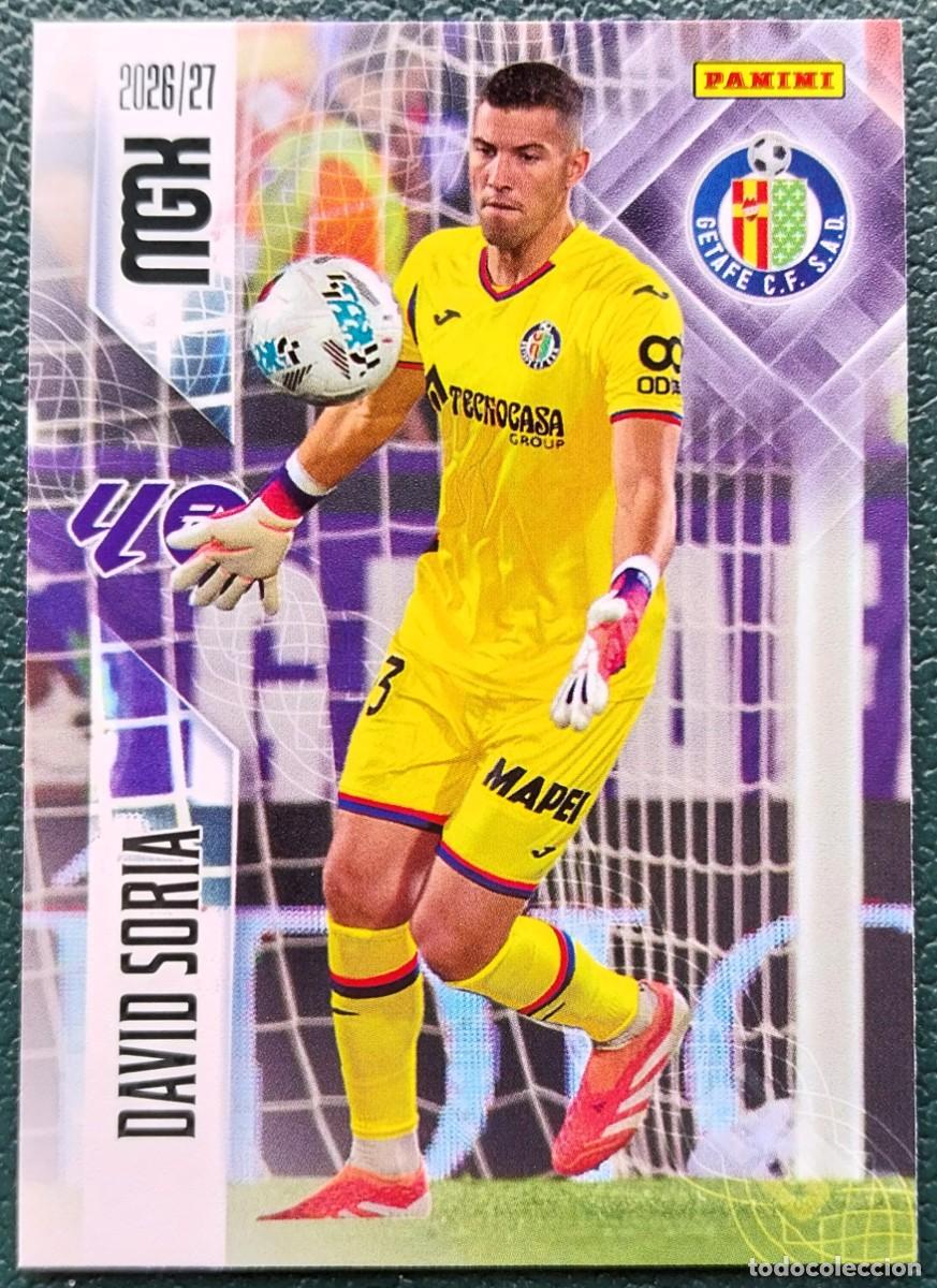 Figurine di Calcio: 182 DAVID SORIA GETAFE CF FICHAS ALBUM MEGACRACKS 2026 2027 MGK 26 27