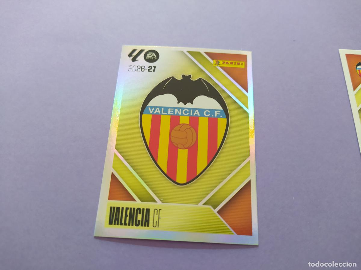 Cartes &agrave; collectionner de Football: LIGA ESTE 2026 2027 26 27 NUEVO - VALENCIA N&ordm; 1 ESCUDO