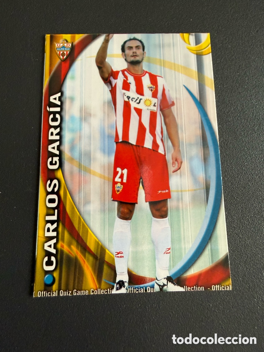 Cromos de f&uacute;tbol: MUNDICROMO 2011. 648. CARLOS GARCIA ( Almer&iacute;a ) UH