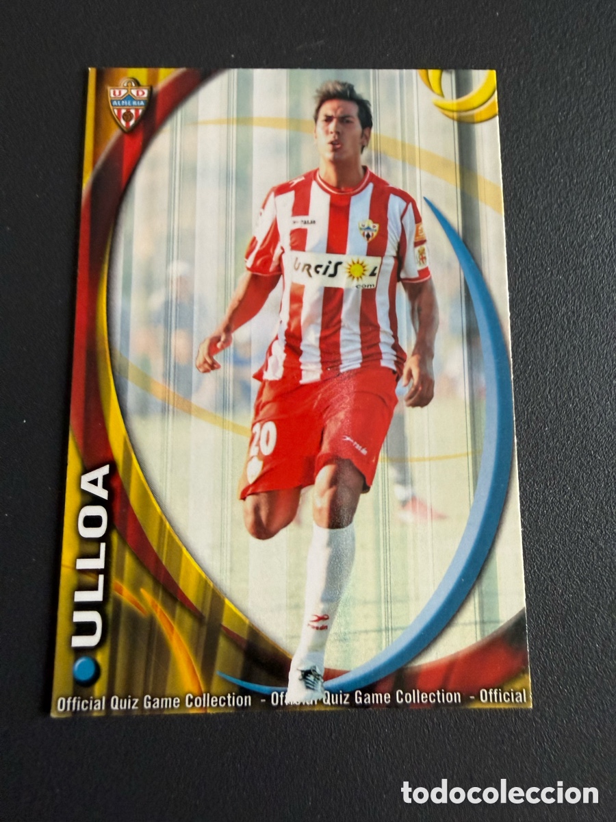 Football Stickers: MUNDICROMO 2011. 649 ULLOA ( Almer&iacute;a ) UH