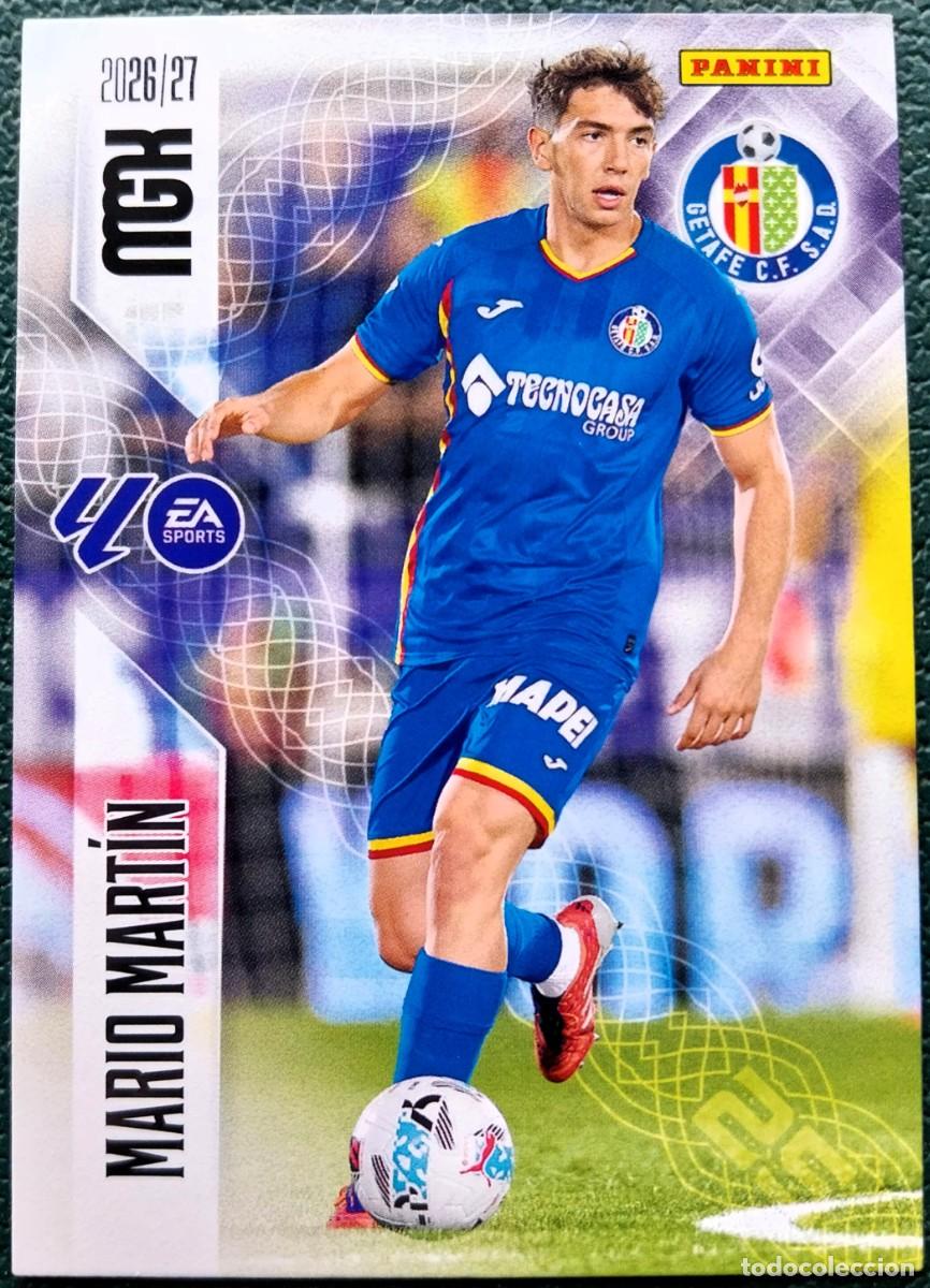 Fu&szlig;ball-Sticker: 190 MARIO MARTIN GETAFE CF FICHAS ALBUM MEGACRACKS 2026 2027 MGK 26 27