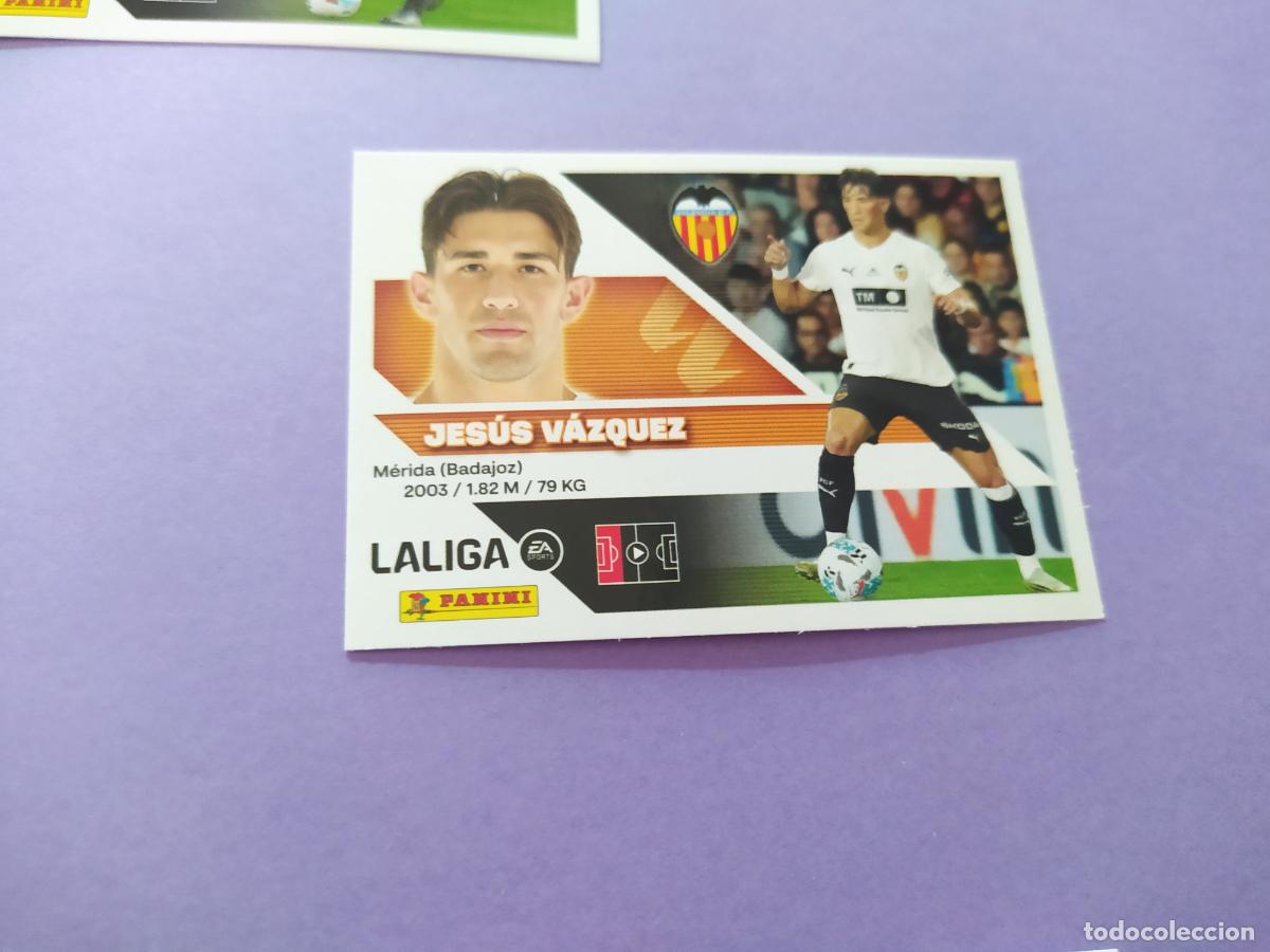 Fu&szlig;ball-Sticker: LIGA ESTE 2026 2027 26 27 NUEVO - VALENCIA N&ordm; 10 JESUS VAZQUEZ