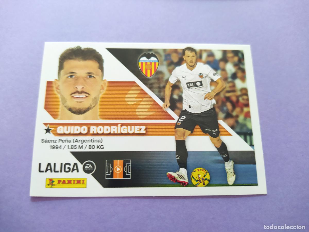 Fu&szlig;ball-Sticker: LIGA ESTE 2026 2027 26 27 NUEVO - VALENCIA N&ordm; 12 GUIDO RODRIGUEZ