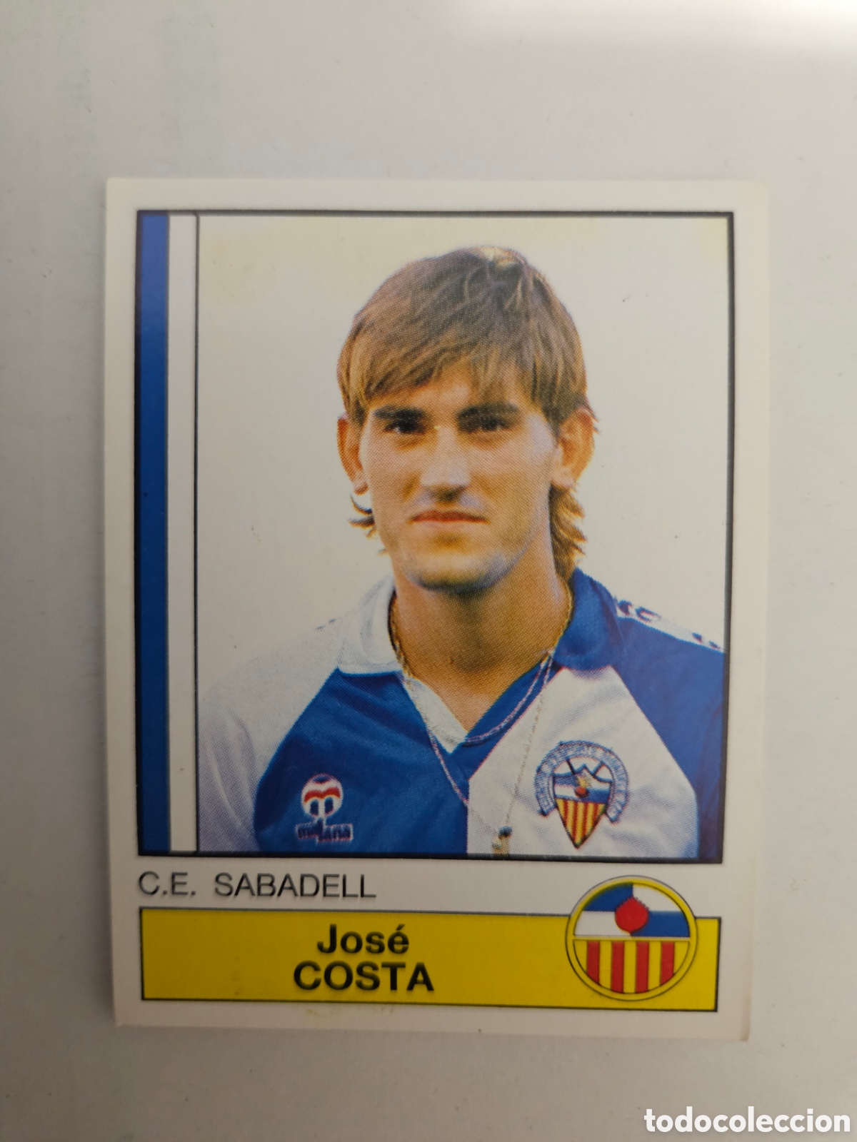 Fu&szlig;ball-Sticker: PANINI - FUTBOL 87 - 1987 - SABADELL - COSTA 214 - NUNCA PEGADO