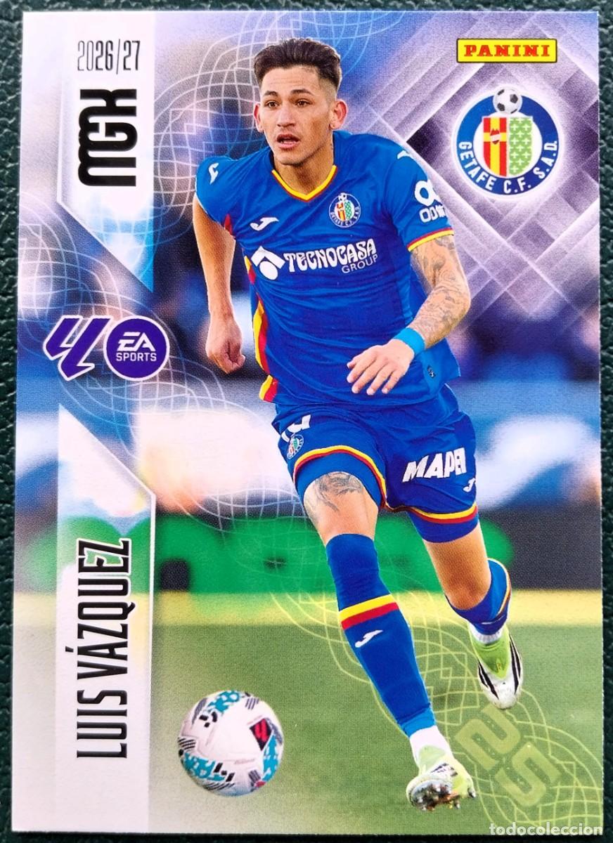 Fu&szlig;ball-Sticker: 196 LUIS VAZQUEZ GETAFE CF FICHAS ALBUM MEGACRACKS 2026 2027 MGK 26 27