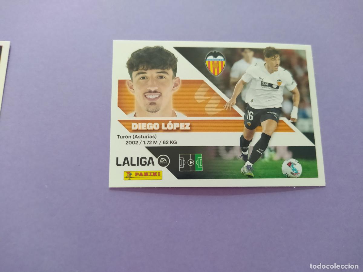 Cromos de f&uacute;tbol: LIGA ESTE 2026 2027 26 27 NUEVO - VALENCIA N&ordm; 18 DIEGO LOPEZ