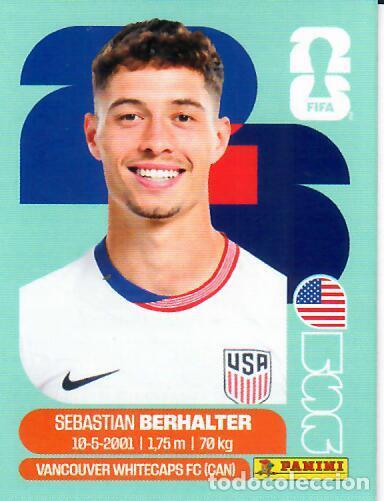 Cromos de f&uacute;tbol: CROMO PANINI MUNDIAL WORLD CUP 2026 - UPDATE SET ACTUALIZACI&Oacute;N - BERHALTER - USA