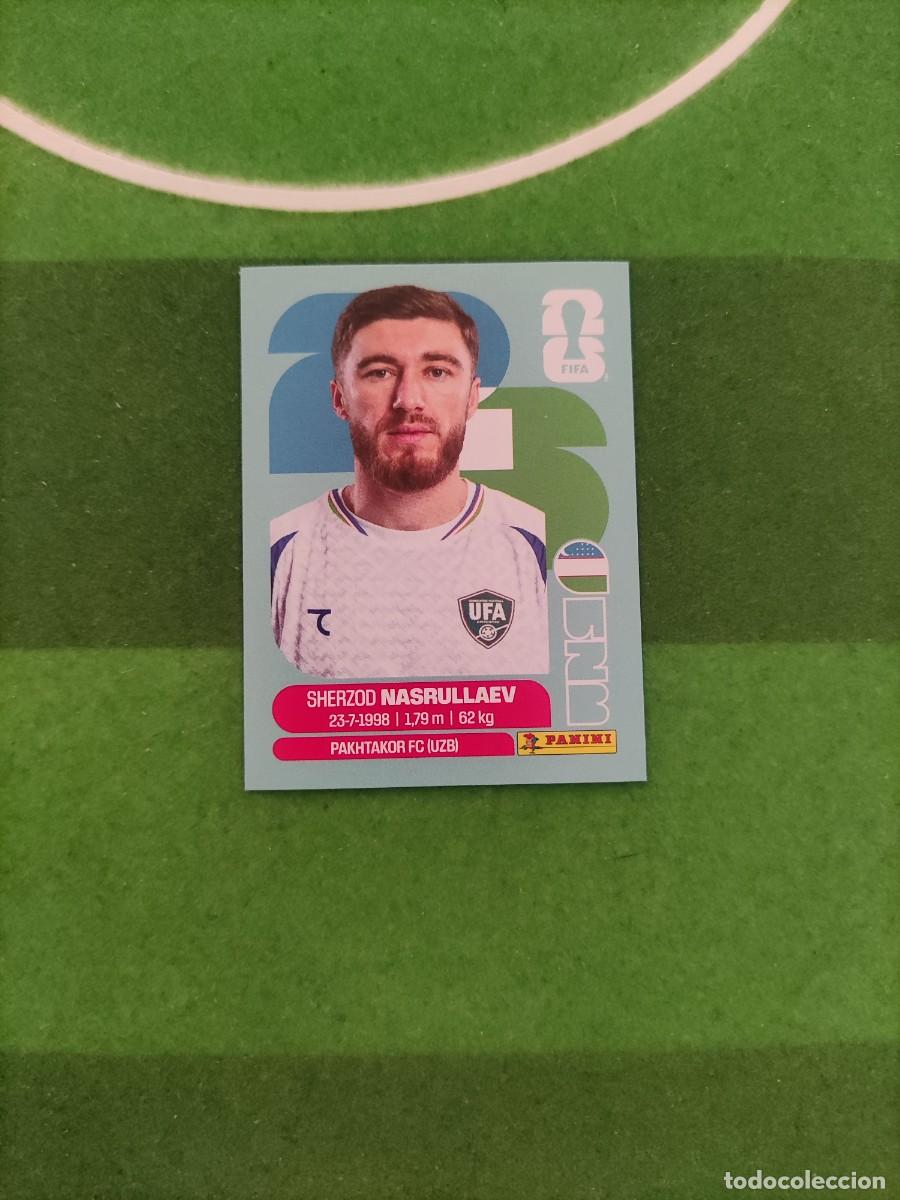 Cromos de f&uacute;tbol: Narsrullaev Uzbekist&aacute;n UZB 4 Sticker Mundial 2026 FIFA World Cup / Sin pegar