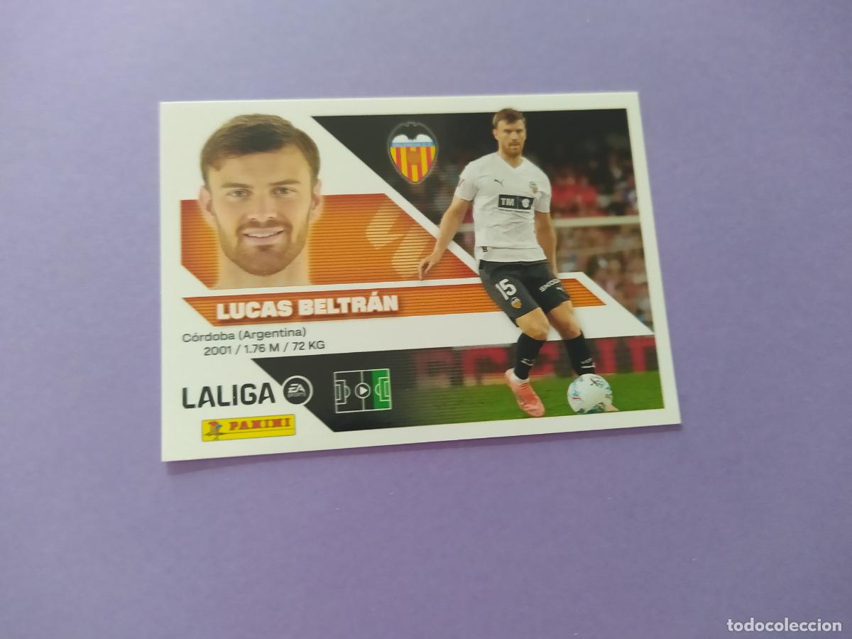 Cromos de f&uacute;tbol: LIGA ESTE 2026 2027 26 27 NUEVO - VALENCIA N&ordm; 20B LUCAS BELTRAN