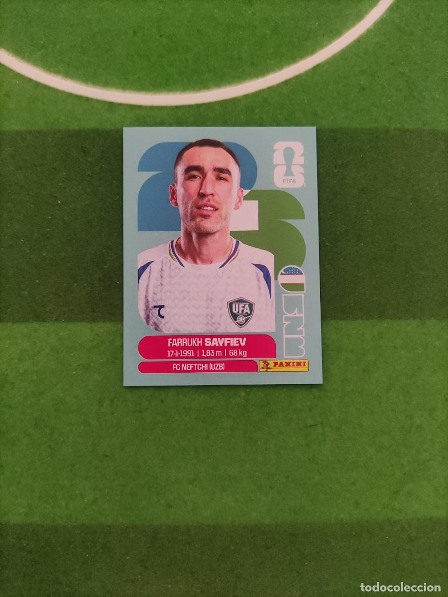 Cromos de f&uacute;tbol: Sayfiev Uzbekist&aacute;n UZB 3 Sticker Mundial 2026 FIFA World Cup / Sin pegar
