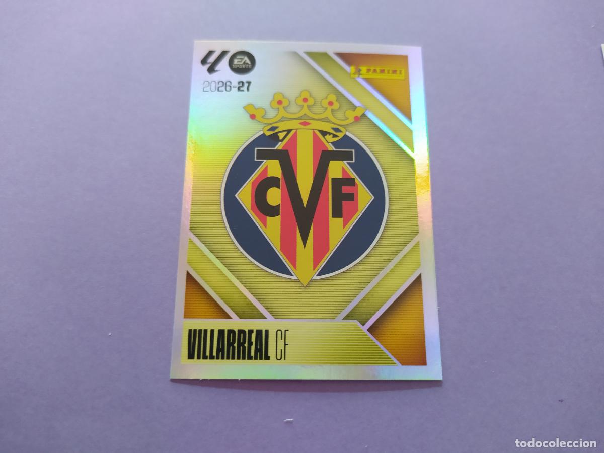 Cartes &agrave; collectionner de Football: LIGA ESTE 2026 2027 26 27 NUEVO - VILLARREAL N&ordm; 1 ESCUDO